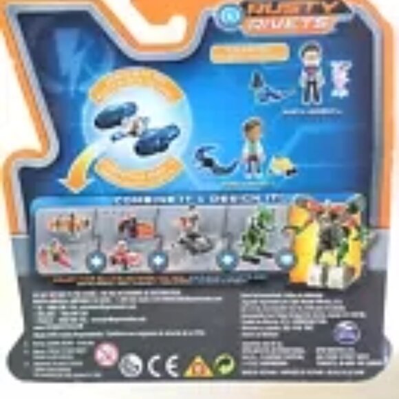 NEW RUSTY RIVETS - RUSTY & CRUSH + 1 Mini Build- New Unopened - Picture 3 of 3